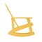Merrick Lane Set of 2 Atlantic All-Weather Polyresin Adirondack Rocking Chair with Vertical Slats